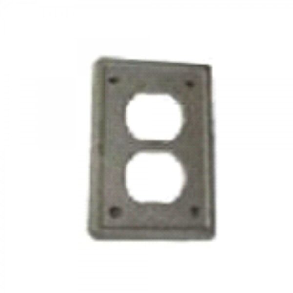 1-GANG MALLEABLE IRON CAST DEVICE BOX COVER-DUPLEX