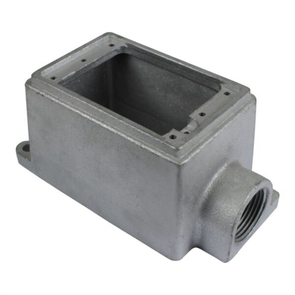 1-GANG DEEP CAST DEVICE BOXES DEAD END 2-7/10" DEEP