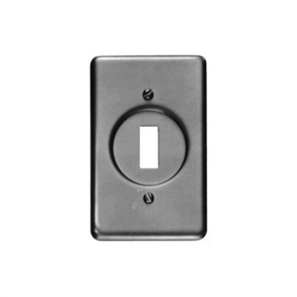 1-GANG STEEL CAST DEVICE BOX COVER-TOGGLE SWITCH