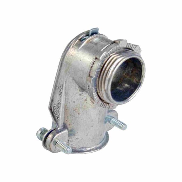 90 ANGLE AC(BX)/MC/FLEX CONNECTORS SQUEEZE TYPE