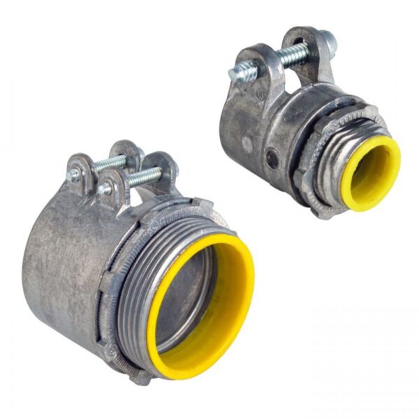 FLEX CONNECTORS SQUEEZE TYPE WITH INSULATED THROAT
