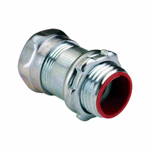 STEEL EMT CONNECTORS COMPRESSION TYPE INSULATED