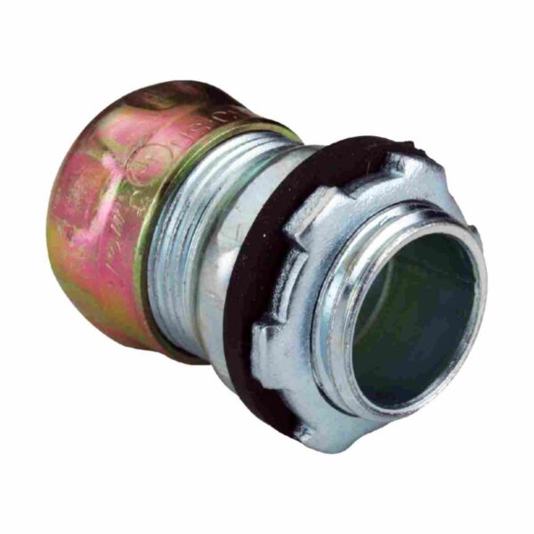 STEEL EMT CONNECTORS COMPRESSION TYPE & RAIN TIGHT