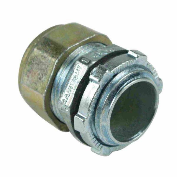 ZINC DIE-CAST EMT CONNECTORS COMPRESSION TYPE & RAIN TIGHT